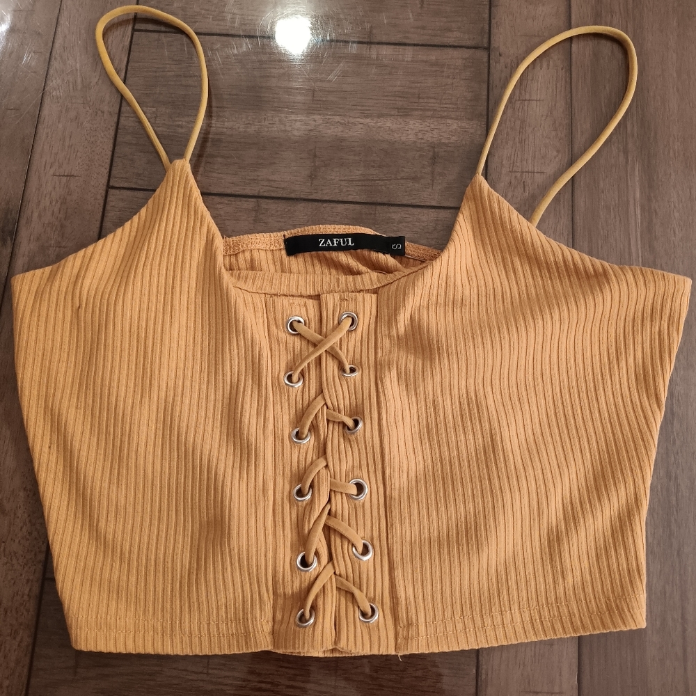 Spaghetti strap Crop Top
